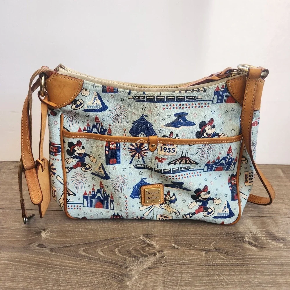 Dooney & Bourke 2016 Disney Parks 1/2 Marathon Weekend Crossbody Bag Purse Tote